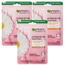 3x Garnier Hydra Bomb Hyaluronic Acid Chamomile Sheet Mask 28g