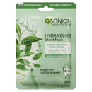 Garnier Hydra Bomb Hyaluronic Acid Green Tea Sheet Mask 28g