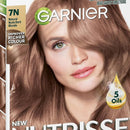 6x Garnier Nutrisse Permanent Hair Colour 7N Natural Nude Dark Blonde