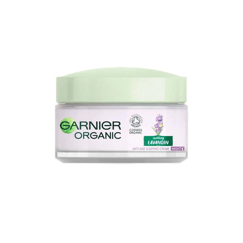 6 x Garnier Organics Anti Age Sleeping Cream Lavandin Night Cream 50ml