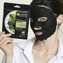 5x Garnier Pure Charcoal Tissue Face Masks 28g