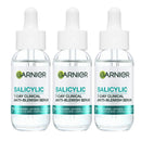 3x Garnier Pure Active Salicylic Anti Imperfection Serum 30ml