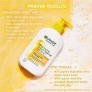 3x Garnier Brightening Vitamin C Cream Cleanser 250ml