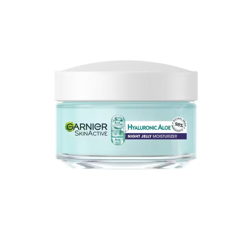 6x Garnier Skin Active Hyaluronic Aloe Hydrating Night Jelly Moisturiser 50ml