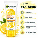 3x Garnier Skin Active Vitamin C Brightening Foam Wash 100ml