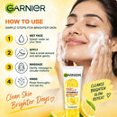 3x Garnier Skin Active Vitamin C Brightening Foam Wash 100ml