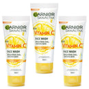 3x Garnier Skin Active Vitamin C Brightening Foam Wash 100ml