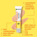 12x Garnier Vitamin C Glow Daily Tinted Even Tone Fluid SPF50+ 40ml