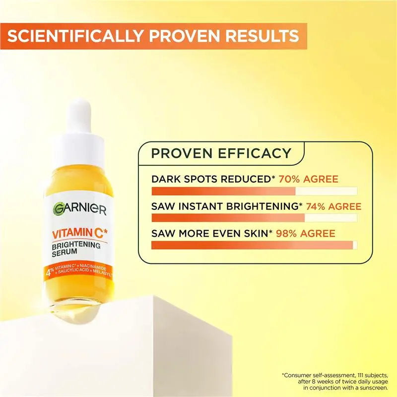 6x Garnier Vitamin C Brightening Serum 30ml