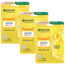 3x Garnier Hydra Bomb Vitamin C Brightening Hydrating Sheet Mask