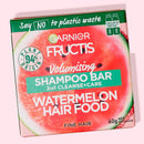 Garnier Watermelon Hair Food Volumising Cleanse and Care Shampoo Bar 60g