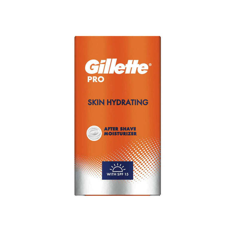 Gillette Pro Skin Hydrating After Shave Moisturiser Men's 50ml with SPF15 EXPIRY 08/2024
