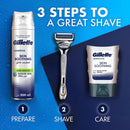 6x Gillette Sensitive Skin Soothing Balm After Shave Men's 75ml