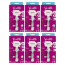 6x Gillette Venus Comfortglide Sugarberry Razor with 2 Blades