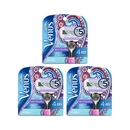3x Gillette Venus Extra Smooth Blade Refills 4 Pack
