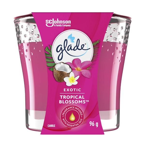 Glade Exotic Tropical Blossoms Candle 96g