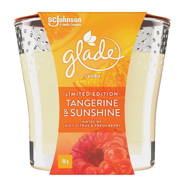 Glade Tangerine & Sunshine Candle Limited Edition 96g