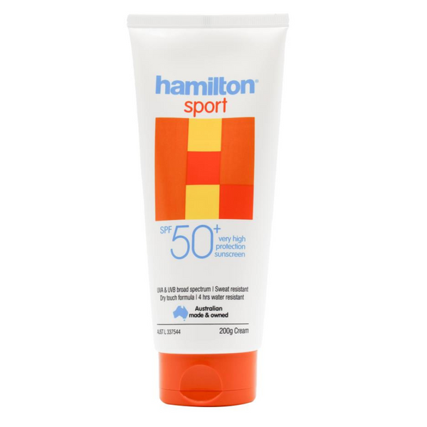 Hamilton Sport spf 50+ Sunscreen 200g