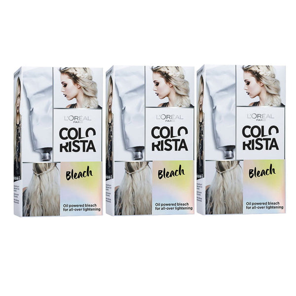 3x LOreal Colorista Blonde Bleach Permanent Hair Colour