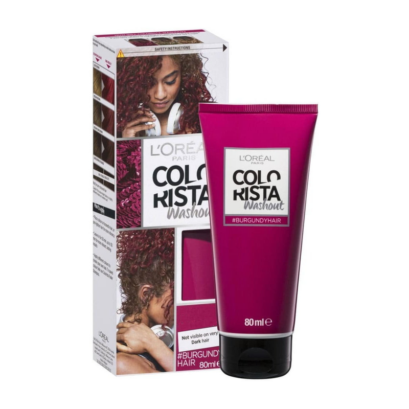 LOreal Colorista Washout Hair Colour - Burgundy Pastel 80mL