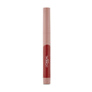 LOreal Infallible Matte Lip Crayon 103 Maple Dream - Red