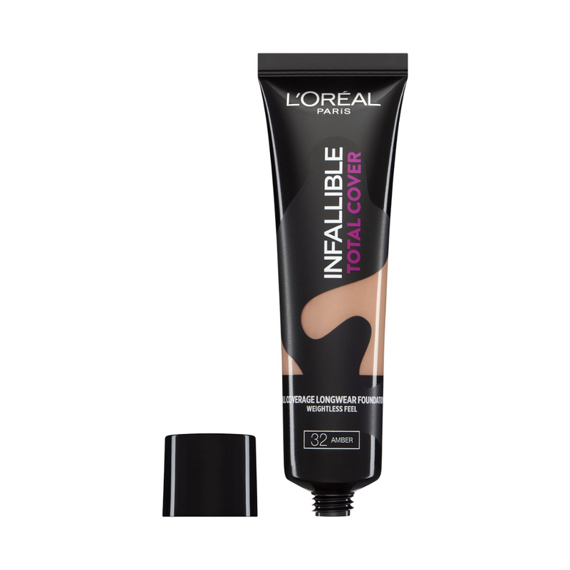LOreal Infallible Total Cover Full Coverage Longwear Foundation 35g 32 Amber