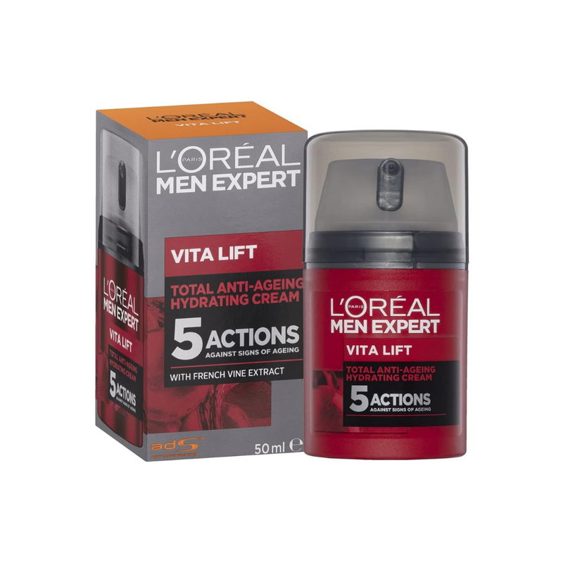 12 x LOreal Men Expert Vita Lift 5 Actions with French Vine Extract 50mL