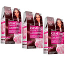 3x L'Oreal Paris Casting Creme Gloss Semi-Permanent Hair Colour 426 Auburn