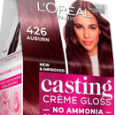 12x L'Oreal Paris Casting Creme Gloss Semi-Permanent Hair Colour 426 Auburn