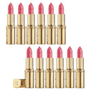12x L'Oréal Paris Color Riche Satin Lipstick 118 French Made