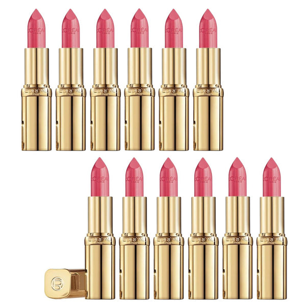12x L'Oréal Paris Color Riche Satin Lipstick 118 French Made