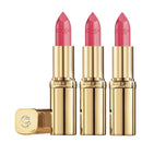 3x L'Oréal Paris Color Riche Satin Lipstick 118 French Made