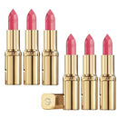 6x L'Oréal Paris Color Riche Satin Lipstick 118 French Made