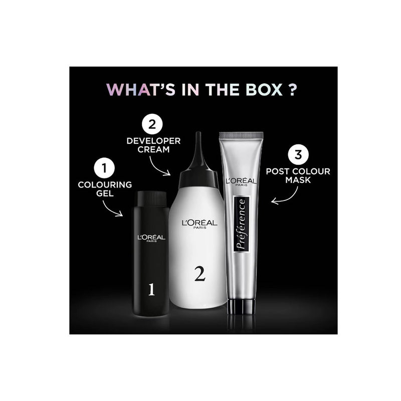 3x LOreal Paris Preference Vivids Permanent Hair Colour 9.213 Rose Gold