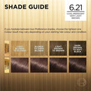 6x L'Oreal Paris Preference Permanent Hair Colour 6.21 Zurich Cool Iridescent Light Brown