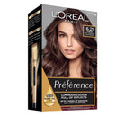 6x L'Oreal Paris Preference Permanent Hair Colour 6.21 Zurich Cool Iridescent Light Brown
