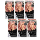 6 x LOreal Paris Preference Vivids Permanent Hair Colour 9.213 Rose Gold