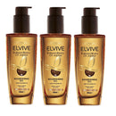 3x L'Oreal Paris Elvive Extraordinary Treatment Oil Extra Rich 100ml