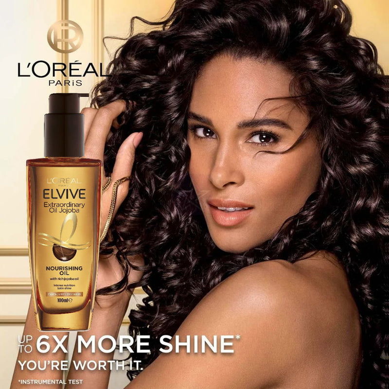 3x L'Oreal Paris Elvive Extraordinary Treatment Oil Extra Rich 100ml
