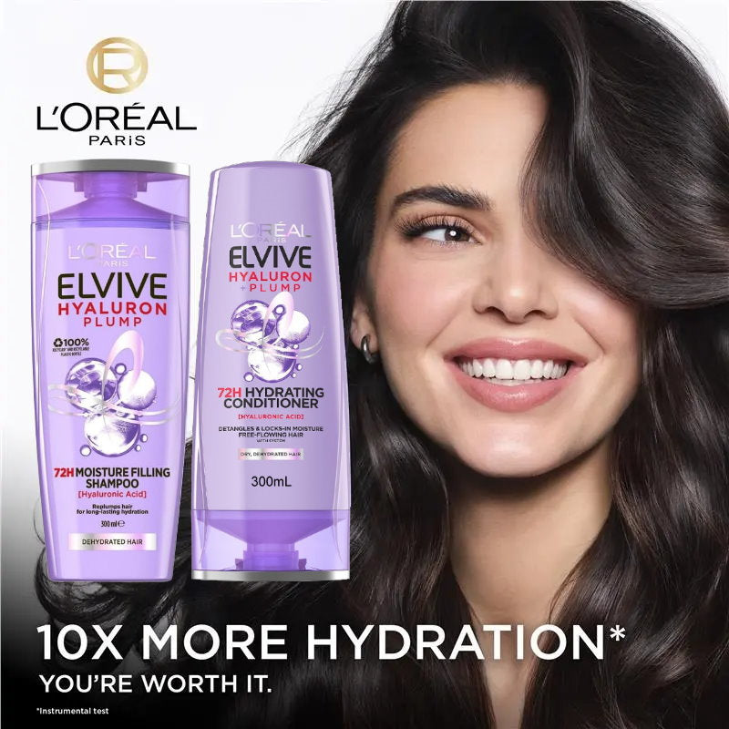 L'Oreal Paris Hyaluron Plump Conditioner Dehydrated Hair 300ml
