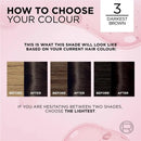 6x L'Oreal Paris Excellence Creme Hair Colour 3 Darkest Brown
