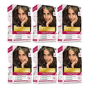 6x L'Oreal Paris Excellence Creme Hair Colour 3 Darkest Brown