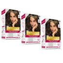 3x L'Oreal Paris Excellence Creme Hair Colour 3 Darkest Brown
