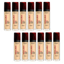 Multiple bottles of L'Oreal Infallible foundation on a white background