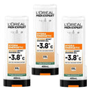 3x L'Oreal Men Expert Hydra Energetic Extreme Sport Shower Gel 400ml