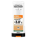 3x L'Oreal Men Expert Hydra Energetic Extreme Sport Shower Gel 400ml