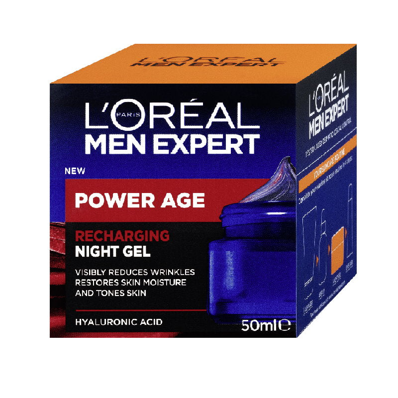 L'Oreal Paris Men Expert Power Age Recharging Night Gel 50ml