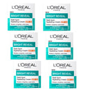 6x L'Oreal Paris Bright Reveal Dark Spot Hydrating Cream Moisturiser SPF15 50ml