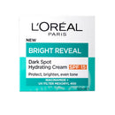 3x L'Oreal Paris Bright Reveal Dark Spot Hydrating Cream Moisturiser SPF15 50ml