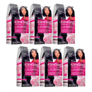 6x L'Oreal Paris Casting Creme Gloss Semi-Permanent Hair Colour 210 Blue Black